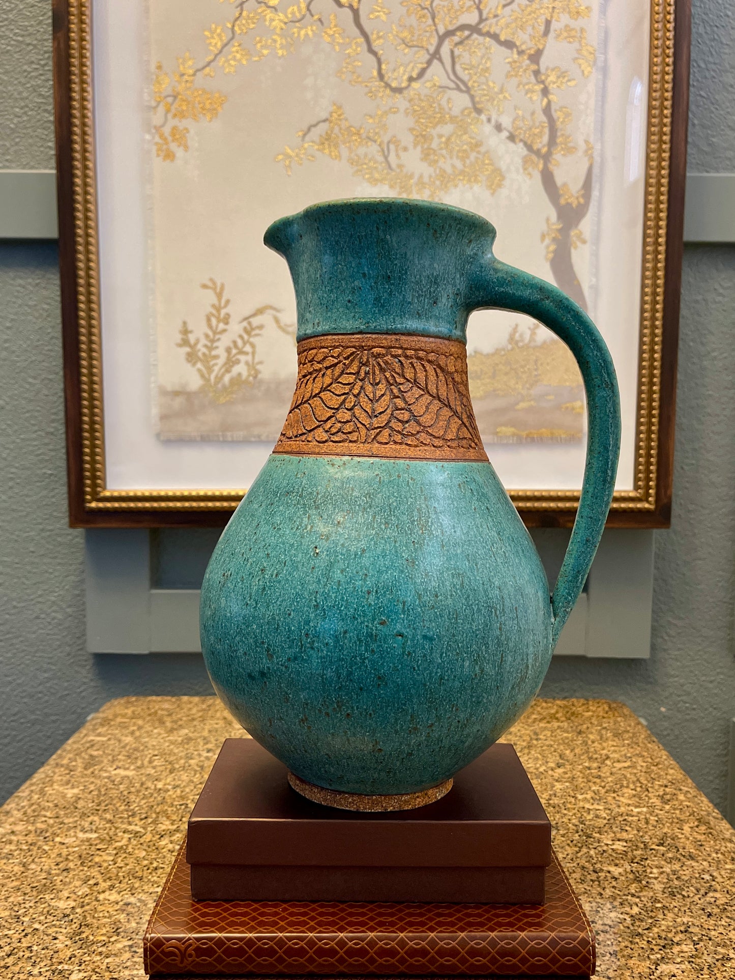 TURQUOISE PITCHER