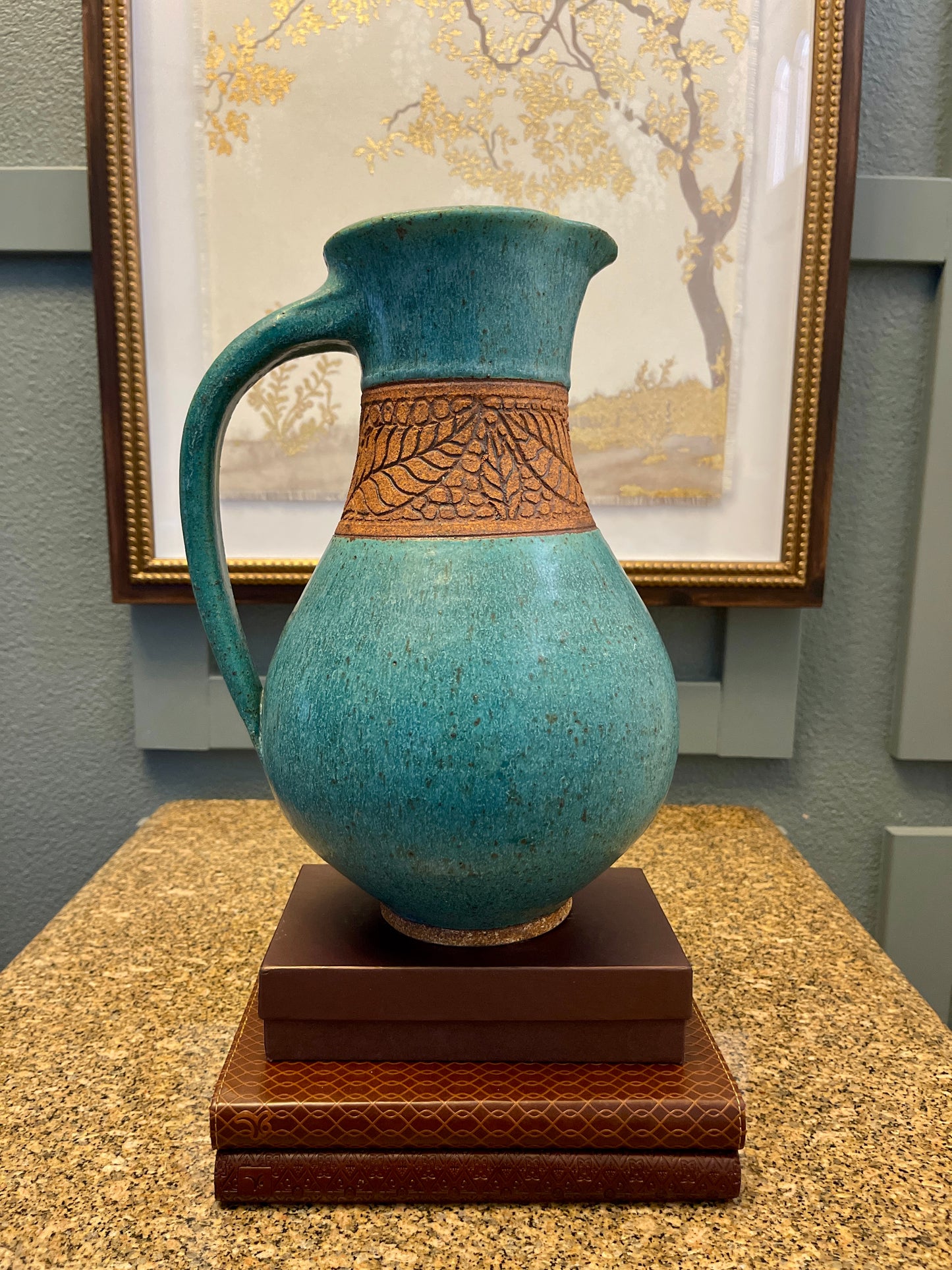 TURQUOISE PITCHER