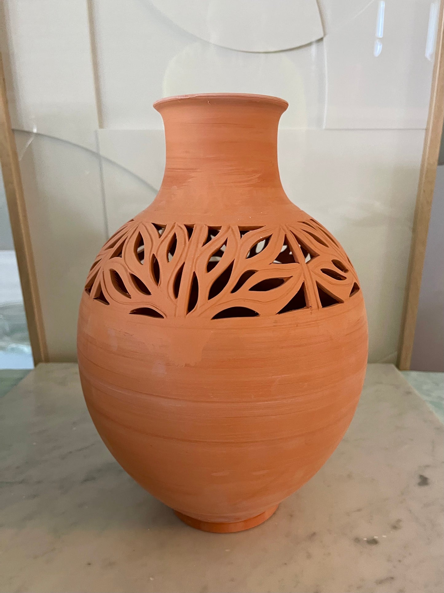 TERRACOTTA LEAF I